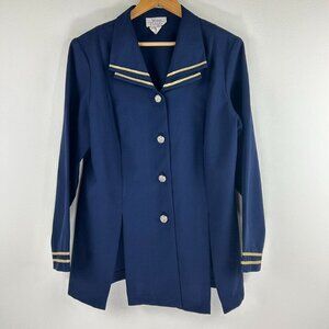 Vtg Westside Clothing Co. Airline Stewardess Inspired Blazer Women's Size 16